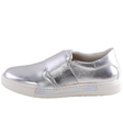 Kép 1/3 - Asso Kids prémium, ezüst gumipántos lányka cipő