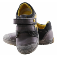 Kép 3/3 - Szürke-fekete-sárga, nagy gumi orrú, bőr, D.D Step cipő
