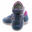 Kép 3/3 - Kék, pink csillagos, extra hajlékony talpú, bőr, nyitott Primigi cipő