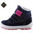 Kép 1/3 - Sötétkék-pink, bundás, vízálló, Gore-Tex, Superfit bakancs