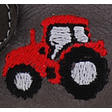 Kép 4/4 - Szürke, piros traktoros, Szamos supinált cipő