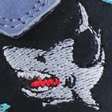 Kép 4/4 - Kék, cápás, zárt orrú, Szamos supinált szandál