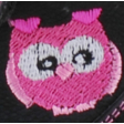Kép 4/4 - Fekete-kék-pink baglyos, termo béléses, vízálló, Szamos supinált bakancs