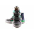 Kép 3/3 - Szamos sötétszürke-kék, zöld díszítésű átmeneti cipő