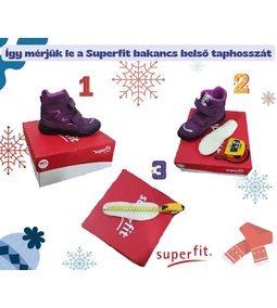 Superfit mérettáblázat