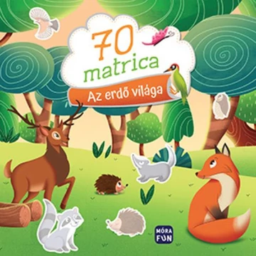 Az erdő világa, matricás könyv