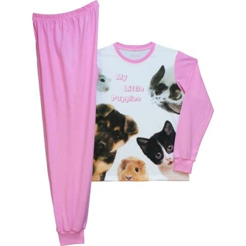 Pampress állatkás kislány pizsama