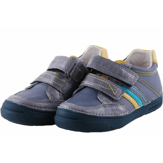 Kék, sárga csíkos, D.D.Step cipő