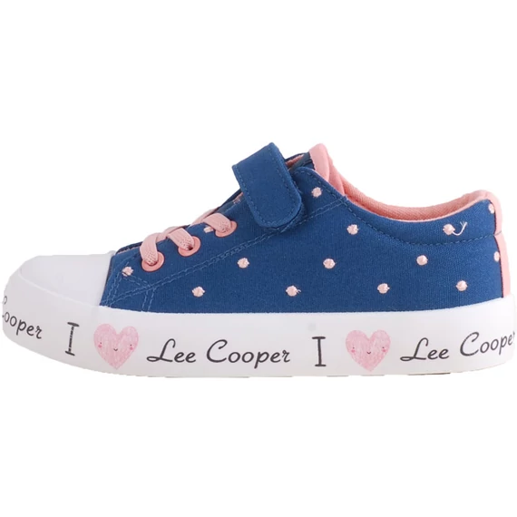 Lee Cooper kék-rózsaszín vászoncipő