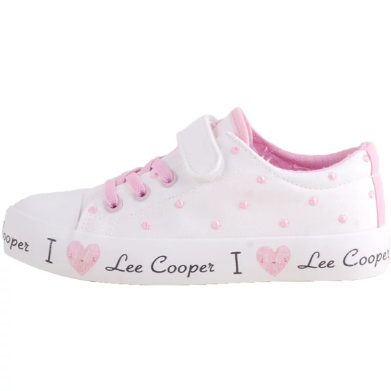 Lee Cooper fehér vászoncipő