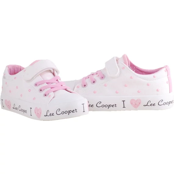 Lee Cooper fehér vászoncipő