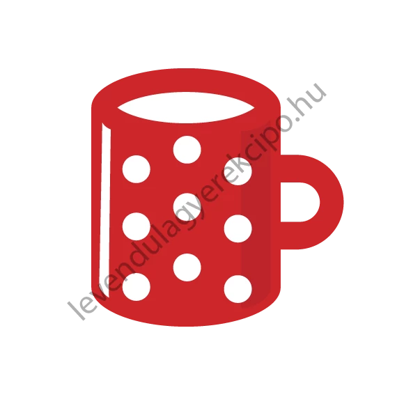 Bögre ovis öntapadós jel 2X2cm