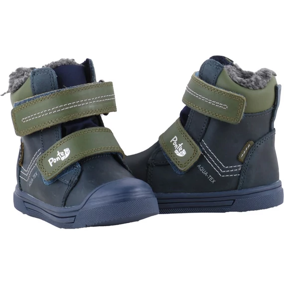 Vízálló, sötétkék-zöld, Ponte 20 bakancs