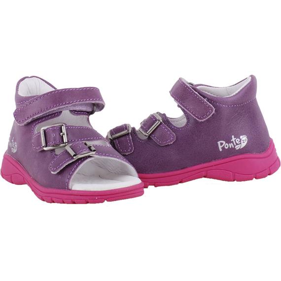 Lila, pink talpú, Ponte 20 supinált szandál
