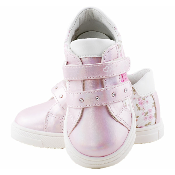 Rózsaszín, virágos, flitteres, Primigi cipő