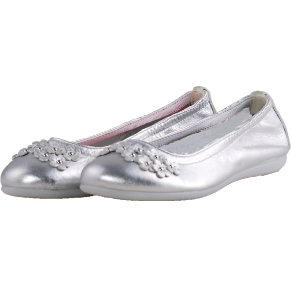 Primigi ezüst kisvirágos balerina