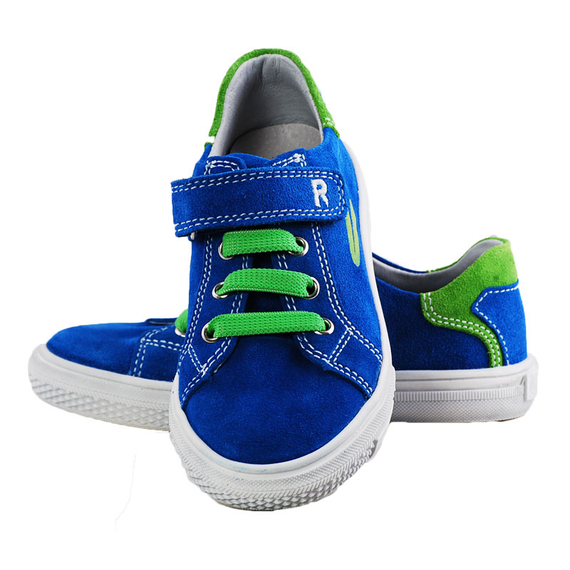 Kék-neonzöld gumi fűzős Richter cipő