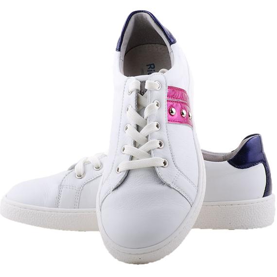 Fehér-pink, szegecses, lányka, Richter cipő