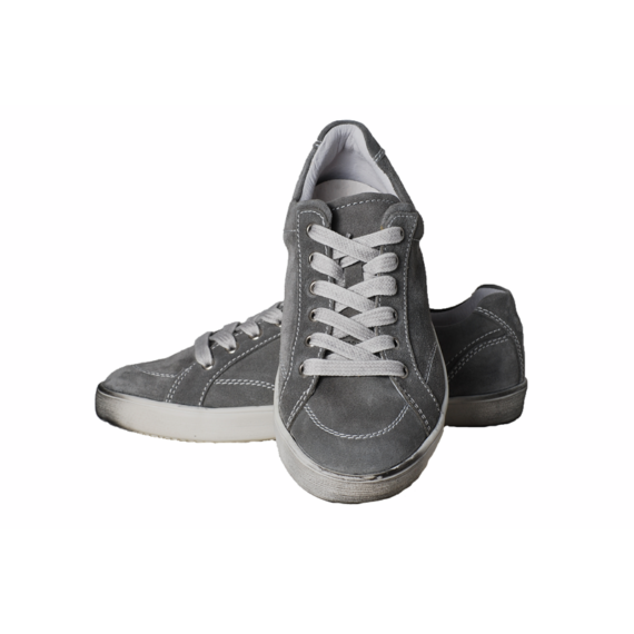 Richter szürke, antikolt talpú kényelmes, fűzős cipő