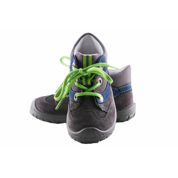 Superfit sötétszürke-kék, zöld fűzős, átmeneti cipő