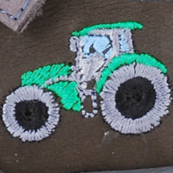Antracit szürke-zöld traktoros, Szamos supinált cipő