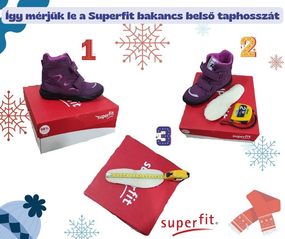 Superfit mérettáblázat