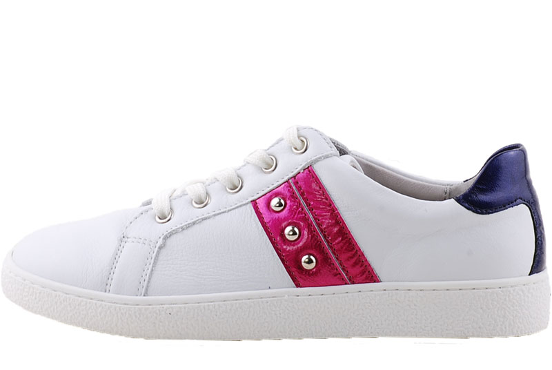 Fehér-pink, szegecses, lányka, Richter cipő