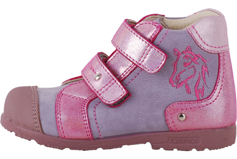Lila-pink keskeny, lovas, Szamos supinált cipő