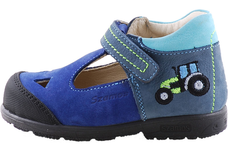 Kék, traktoros, Szamos szpinált szandálcipő